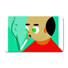 Smoker  Magnet (rectangular) by Valentinaart