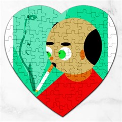 Smoker  Jigsaw Puzzle (heart)