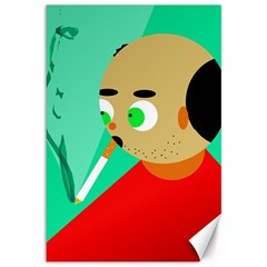 Smoker  Canvas 12  X 18  