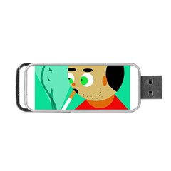 Smoker  Portable Usb Flash (two Sides) by Valentinaart