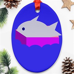 Big Fish Ornament (oval) 