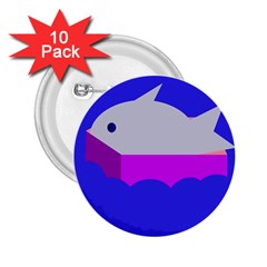 Big Fish 2 25  Buttons (10 Pack) 