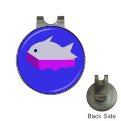 Big Fish Hat Clips With Golf Markers