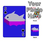 Big fish Playing Cards 54 Designs  Front - Spade5