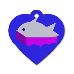 Big Fish Dog Tag Heart (two Sides) by Valentinaart