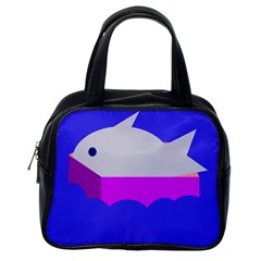 Big Fish Classic Handbags (one Side)