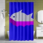 Big fish Shower Curtain 48  x 72  (Small)  Curtain(48  X 72 ) - 42.18 x64.8  Curtain(48  X 72 )