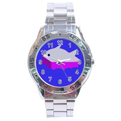 Big Fish Stainless Steel Analogue Watch by Valentinaart