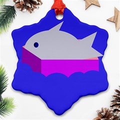 Big Fish Ornament (snowflake) 