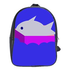 Big Fish School Bags (xl)  by Valentinaart