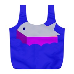 Big Fish Full Print Recycle Bags (l)  by Valentinaart