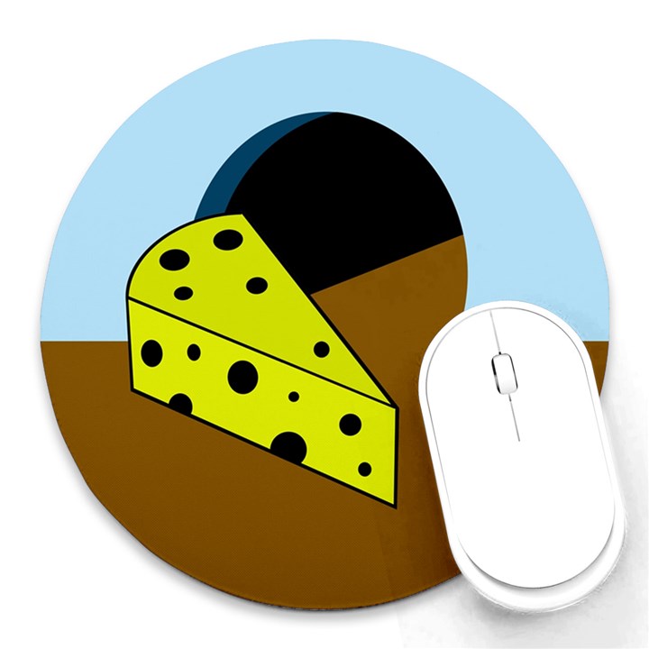 Cheese  Round Mousepads