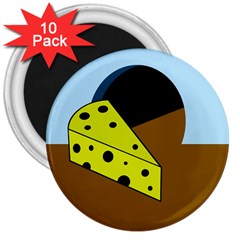 Cheese  3  Magnets (10 Pack) 