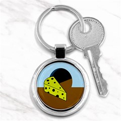 Cheese  Key Chains (round)  by Valentinaart