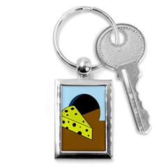 Cheese  Key Chains (rectangle)  by Valentinaart