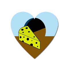 Cheese  Heart Magnet