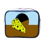 Cheese  Mini Toiletries Bags Front