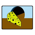 Cheese  Fleece Blanket (Small) 50 x40  Blanket Front