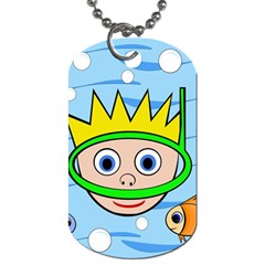 Diver Dog Tag (two Sides)