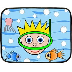 Diver Fleece Blanket (mini)