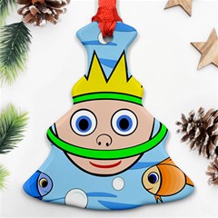 Diver Christmas Tree Ornament (2 Sides) by Valentinaart