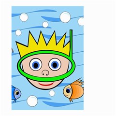 Diver Small Garden Flag (two Sides) by Valentinaart