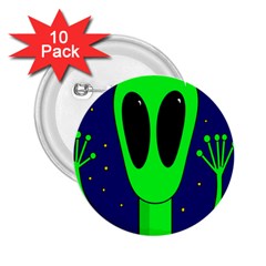 Alien  2 25  Buttons (10 Pack) 