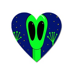 Alien  Heart Magnet by Valentinaart