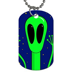 Alien  Dog Tag (two Sides) by Valentinaart