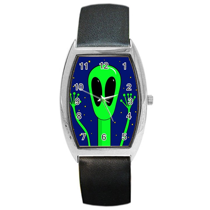 Alien  Barrel Style Metal Watch