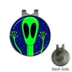 Alien  Hat Clips With Golf Markers