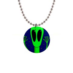 Alien  Button Necklaces