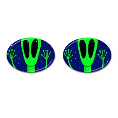 Alien  Cufflinks (oval)