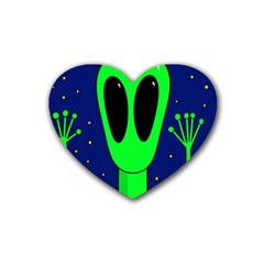 Alien  Rubber Coaster (heart) 