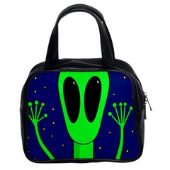 Alien  Classic Handbags (2 Sides) by Valentinaart