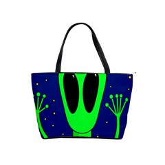 Alien  Shoulder Handbags by Valentinaart