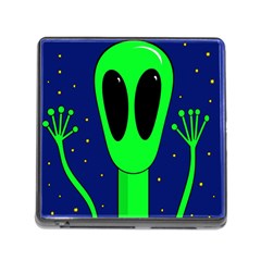 Alien  Memory Card Reader (square) by Valentinaart