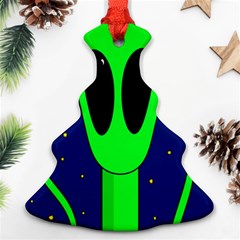 Alien  Christmas Tree Ornament (2 Sides)