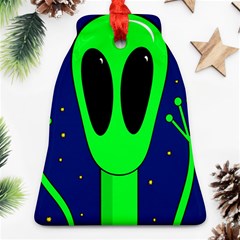 Alien  Bell Ornament (2 Sides)