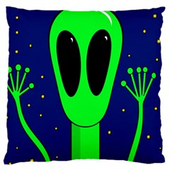 Alien  Large Cushion Case (one Side)