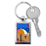 On the beach  Key Chains (Rectangle)  Front