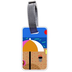 On The Beach  Luggage Tags (one Side)  by Valentinaart