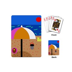 On The Beach  Playing Cards (mini) 