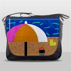 On The Beach  Messenger Bags