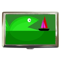 Green Monster Fish Cigarette Money Cases