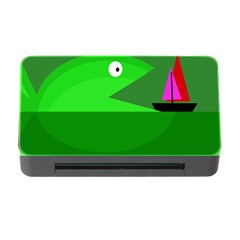 Green Monster Fish Memory Card Reader With Cf