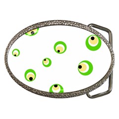 Green Eyes Belt Buckles