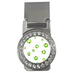 Green eyes Money Clips (CZ)  Front