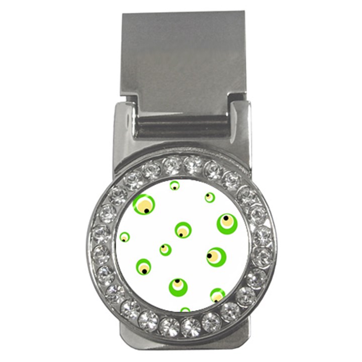 Green eyes Money Clips (CZ) 