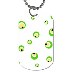 Green Eyes Dog Tag (two Sides)